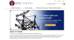 Desktop Screenshot of ctitowers.com