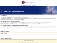 Tablet Screenshot of ctitowers.com
